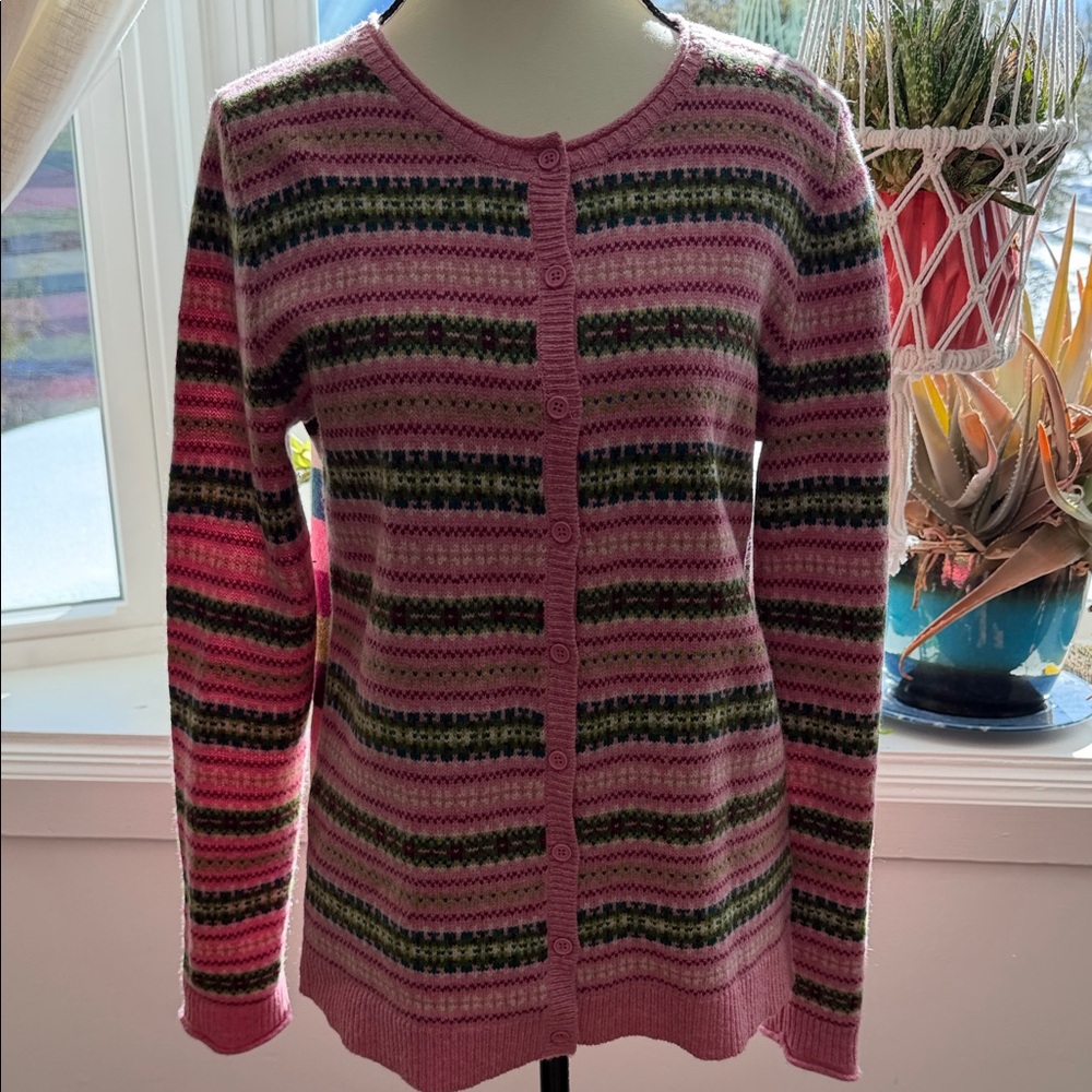Beacon Multicolor Striped Women's Cardigan